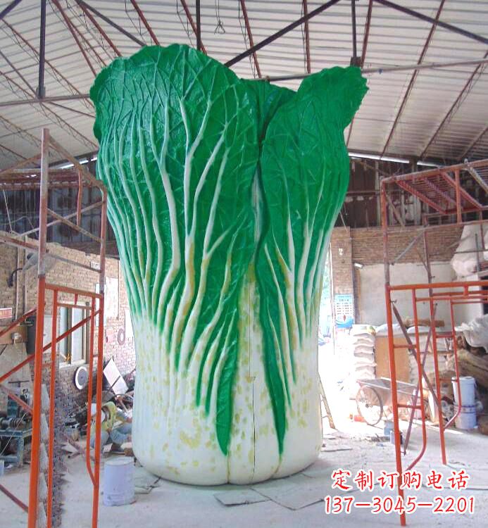 福建白菜铜雕塑