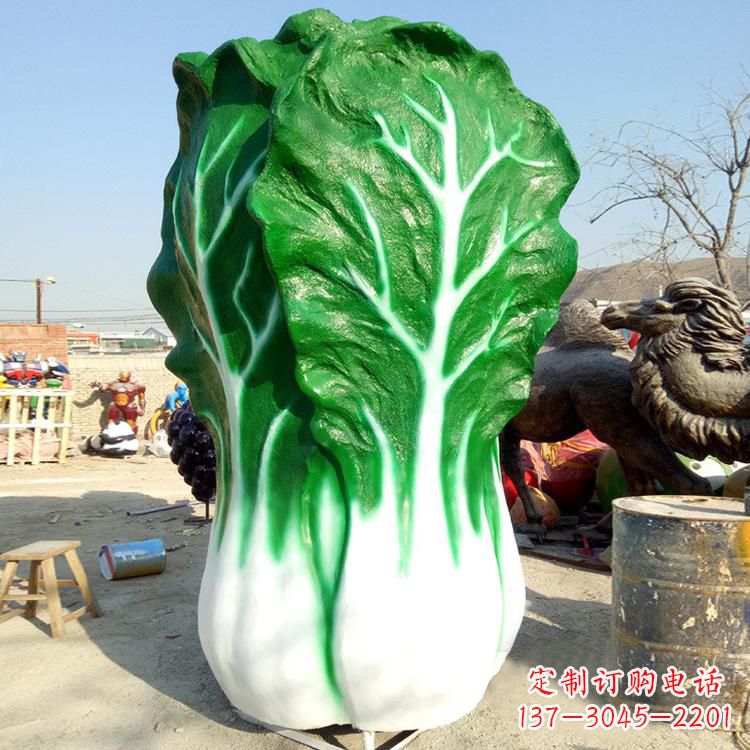 福建玻璃钢白菜雕塑