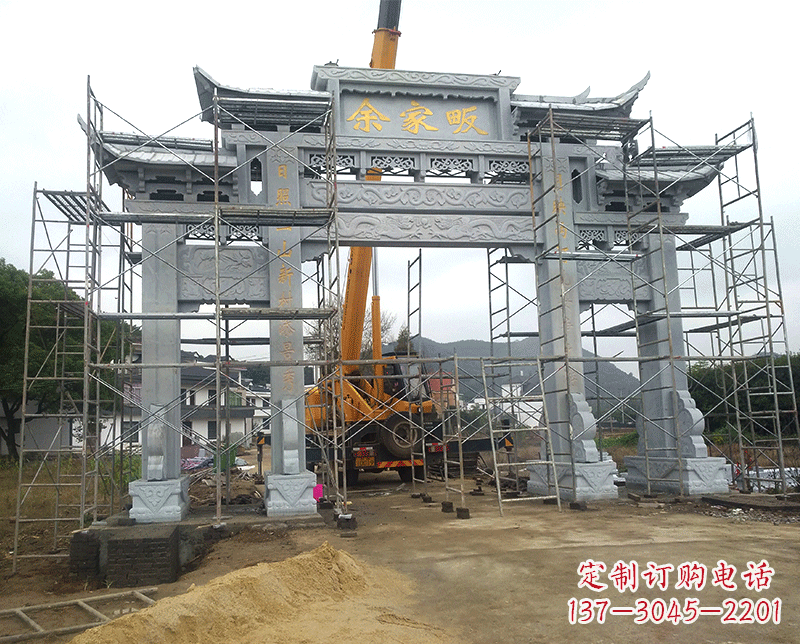 福建祠堂石雕牌坊