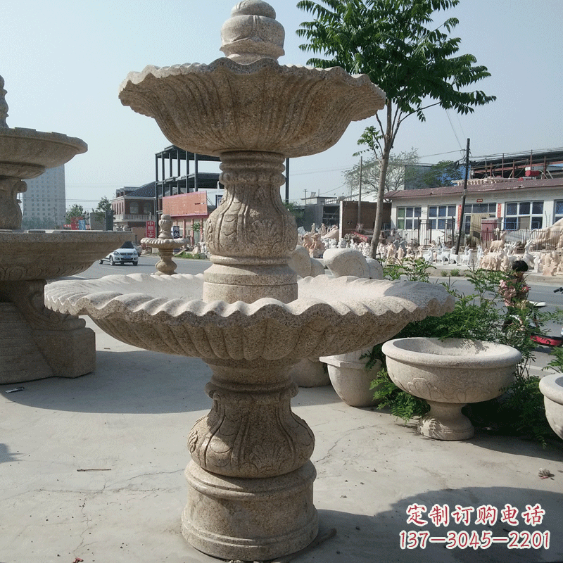 福建砂岩雕塑喷泉