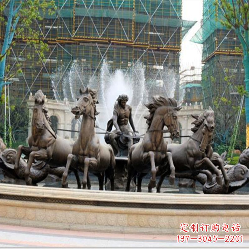 福建阿波罗战车水景喷泉装饰景观雕塑