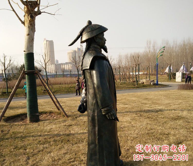 福建林则徐纪念铜雕传承爱国精神