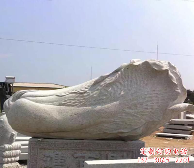 福建白菜大理石雕塑
