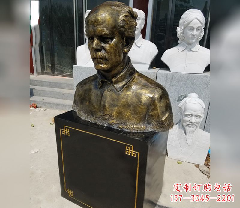 福建白求恩胸像荣耀中国历史精神
