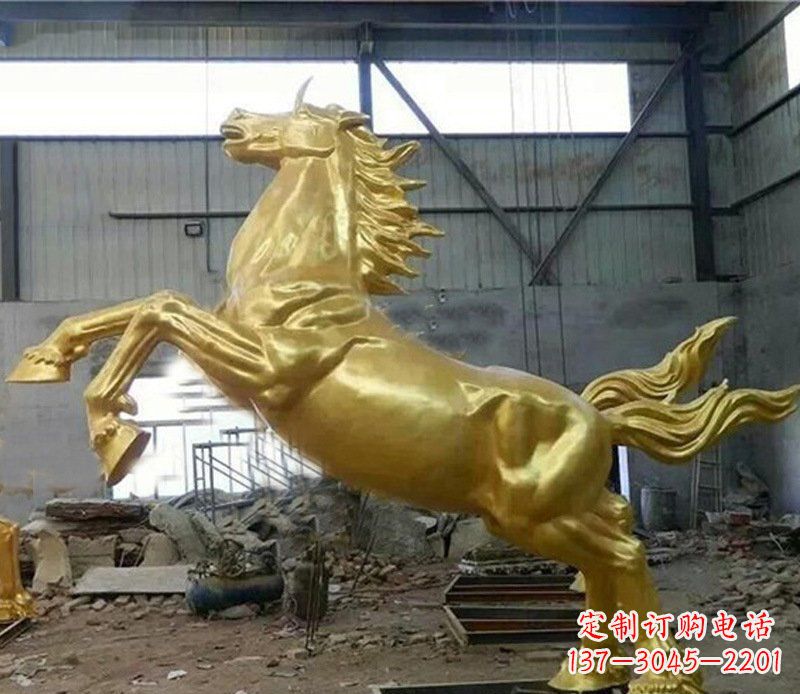 福建精致马铜雕塑