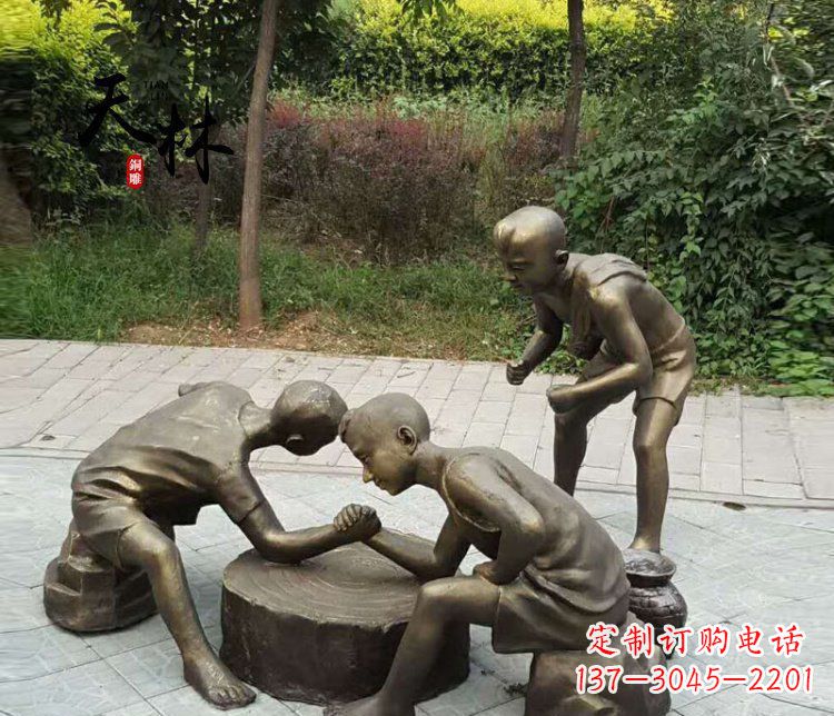 福建儿童公园铜雕