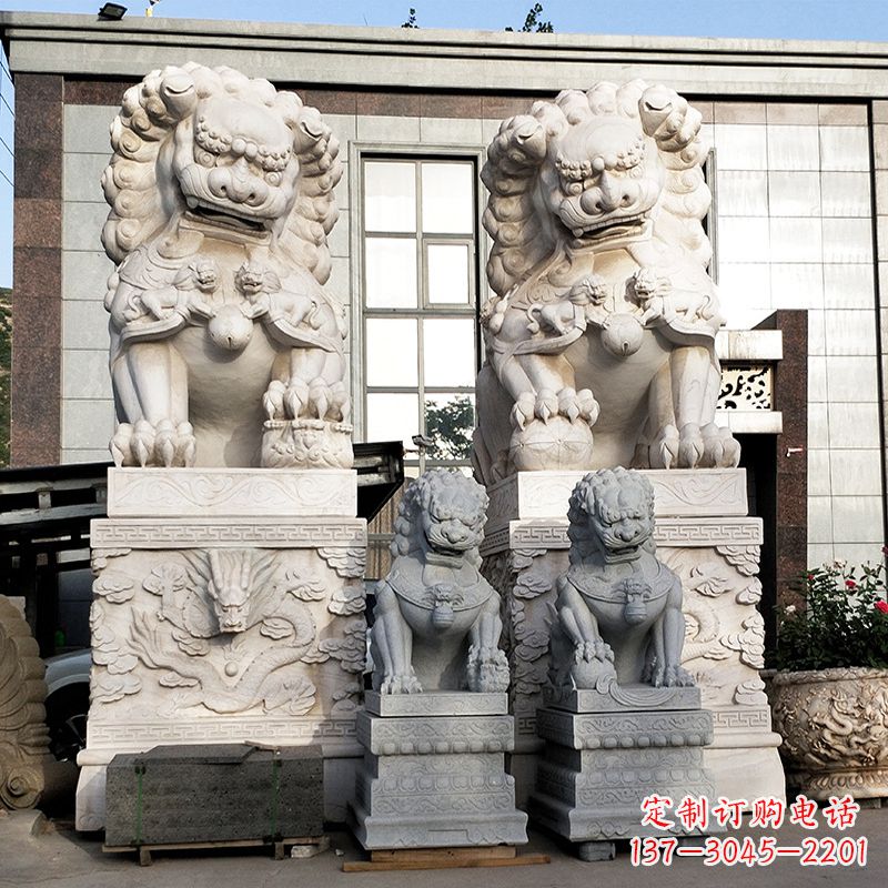 福建石狮子雕塑——守护家园的看门神