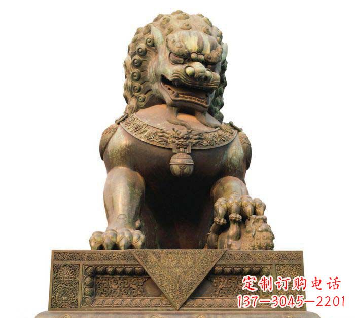 福建巍峨雄壮的狮子铜雕