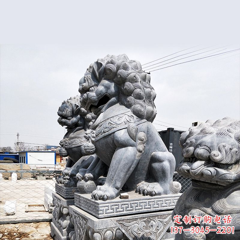 福建新颖狮子雕塑让精致的狮子雕塑成为家居的点睛之笔