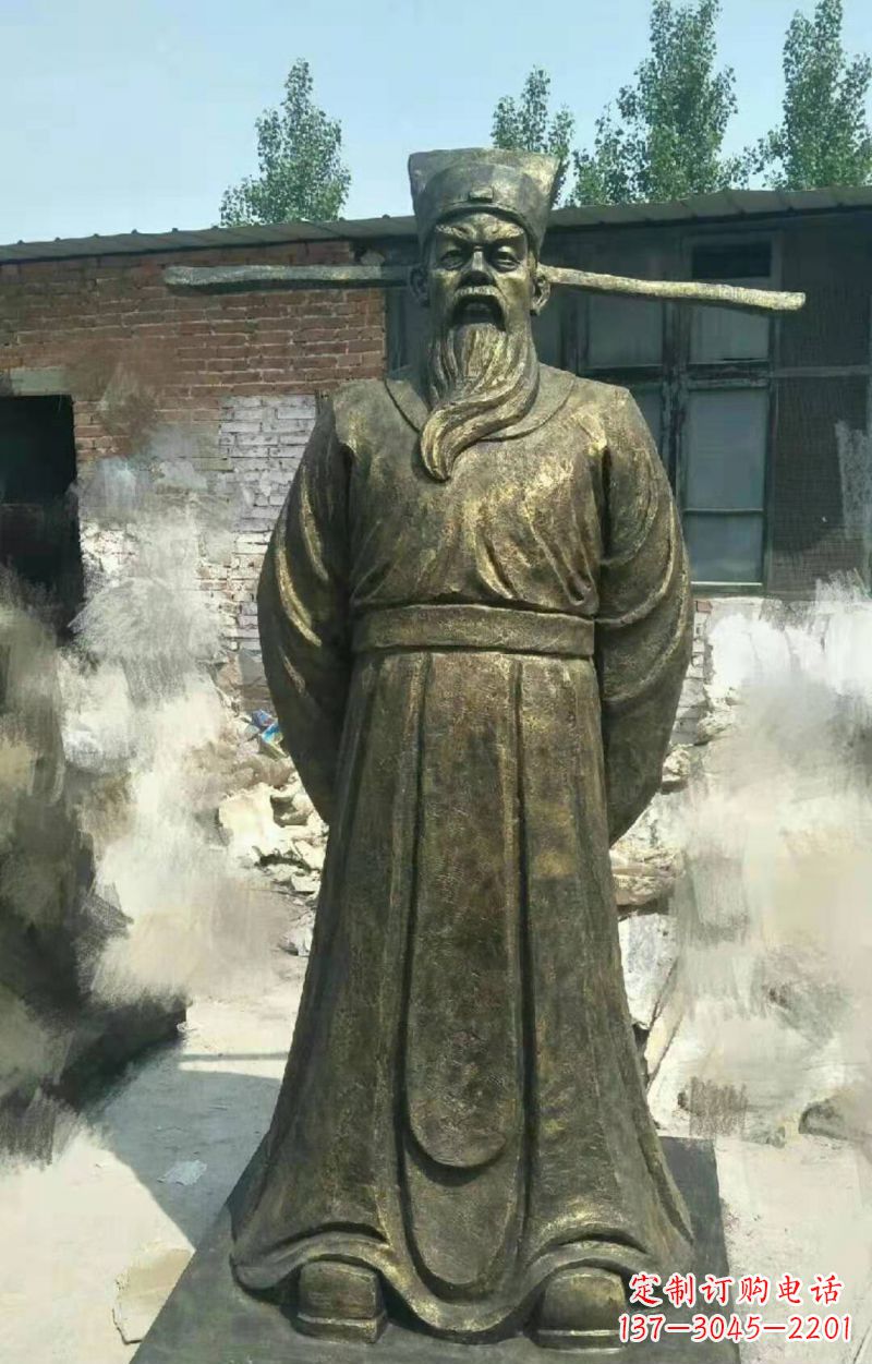 福建包拯铜雕传承北宋历史精髓