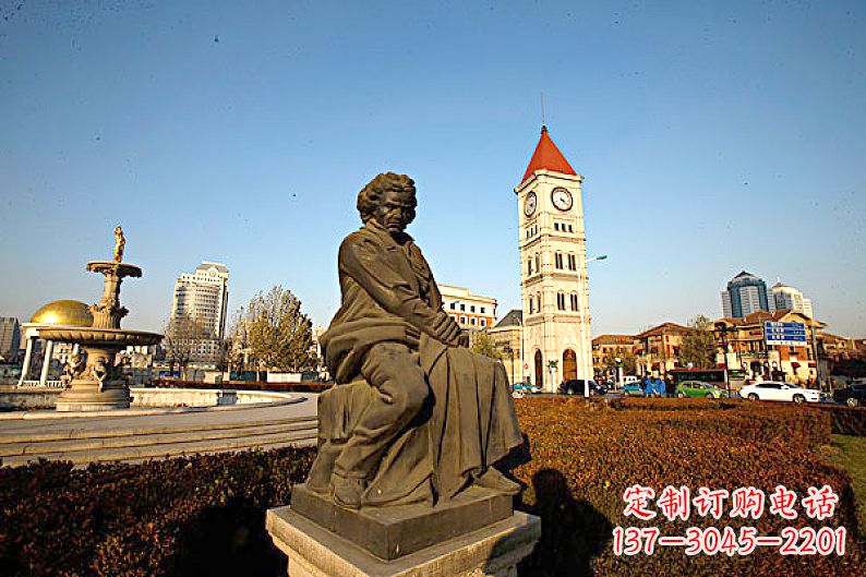 福建贝多芬头像雕塑赞美音乐大师的艺术之作