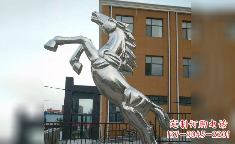 福建奔马不锈钢雕塑