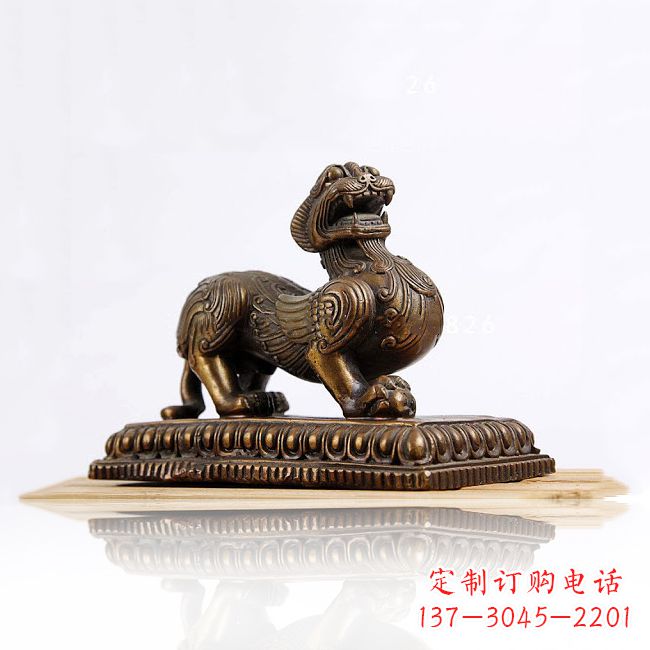 福建狴犴雕塑摆件