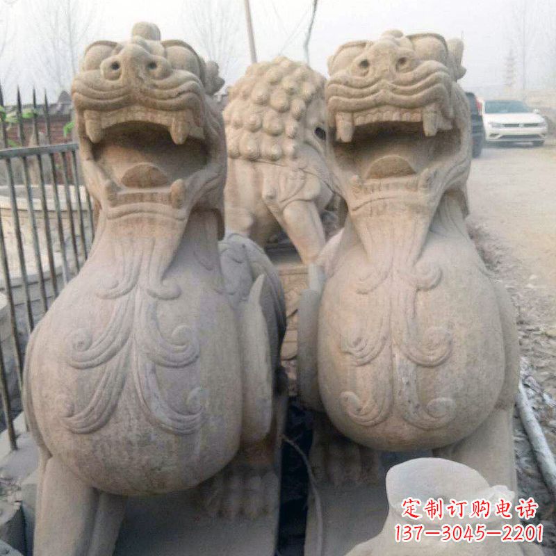 福建狴犴仿古石雕塑