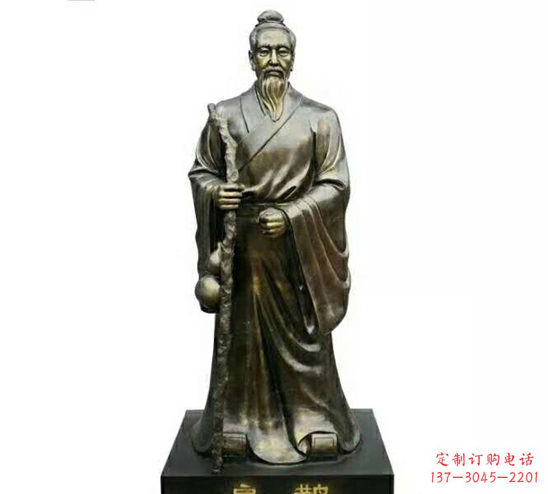 福建扁鹊神医铜雕