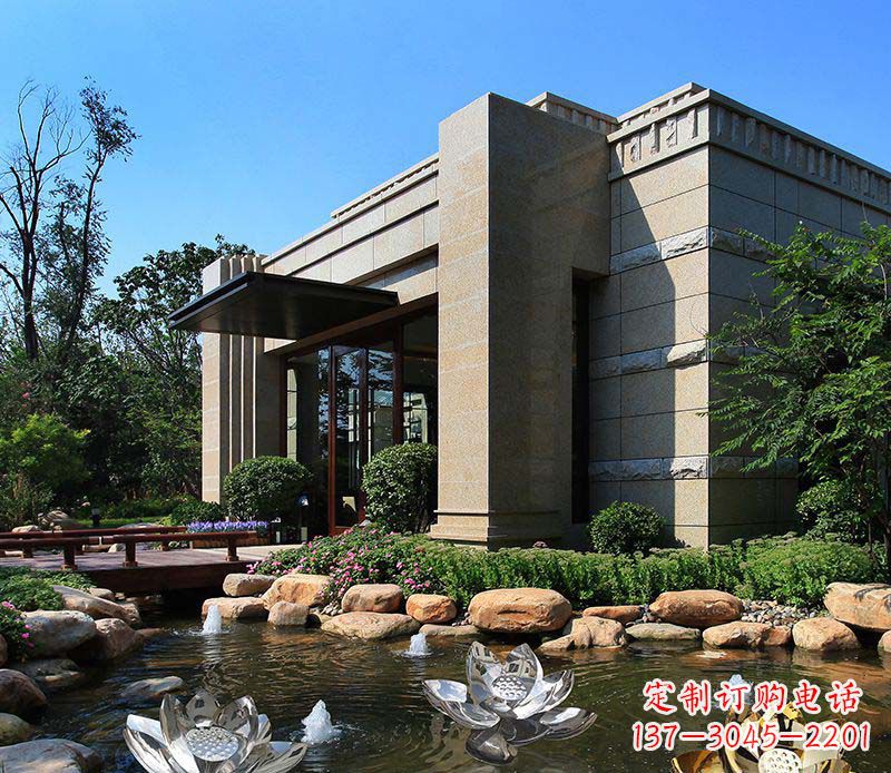福建不锈钢莲花雕塑
