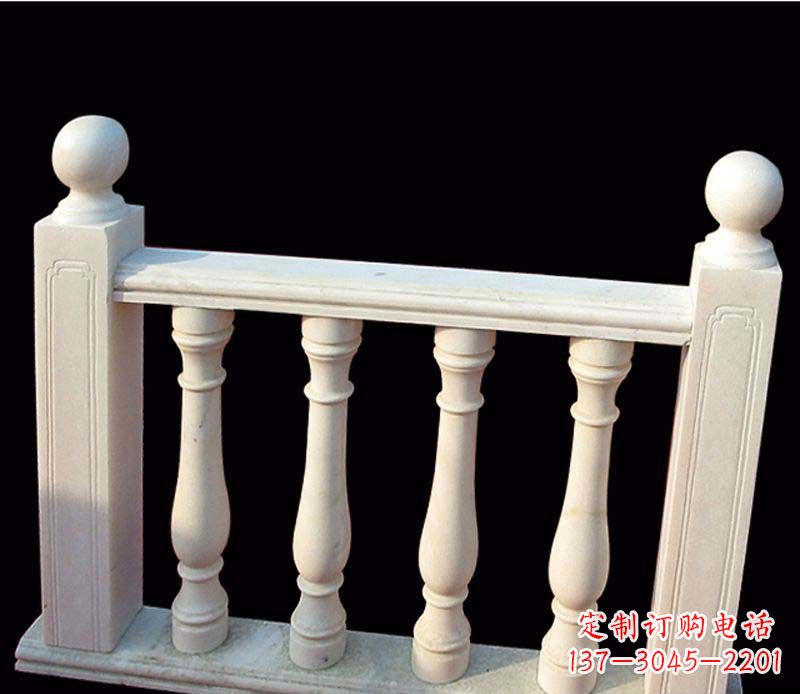 福建别墅汉白玉石雕栏杆