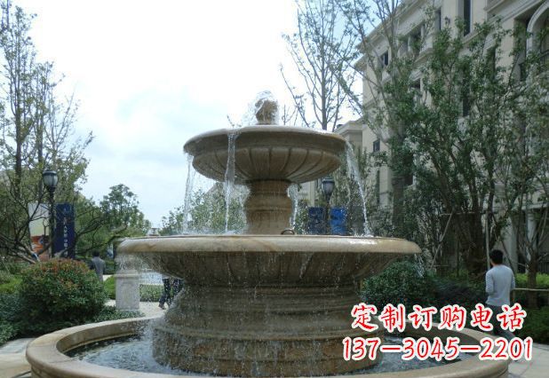 福建别墅景观大型喷泉石雕 (3)