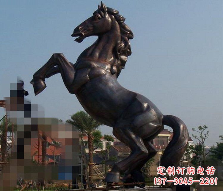 福建别墅景观动物马铜雕塑
