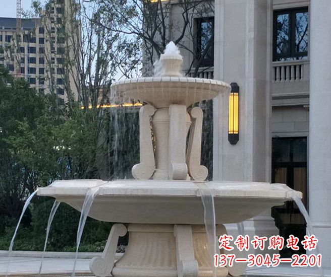 福建精美玉石喷泉给家园带来恬静古朴