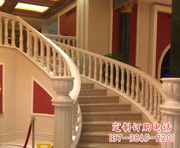 福建精美汉白玉石栏杆,现代设计与传统工艺的完美结合
