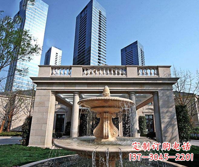 福建喷泉石雕让你的别墅景观更加完美