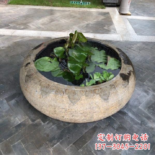 福建经典古典仿古石雕鱼缸