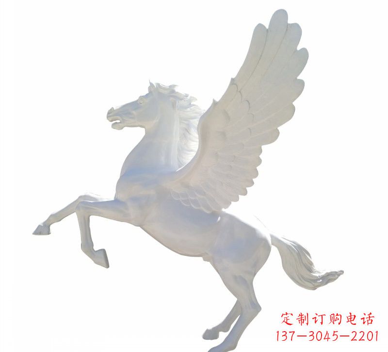 福建玻璃钢白色飞马