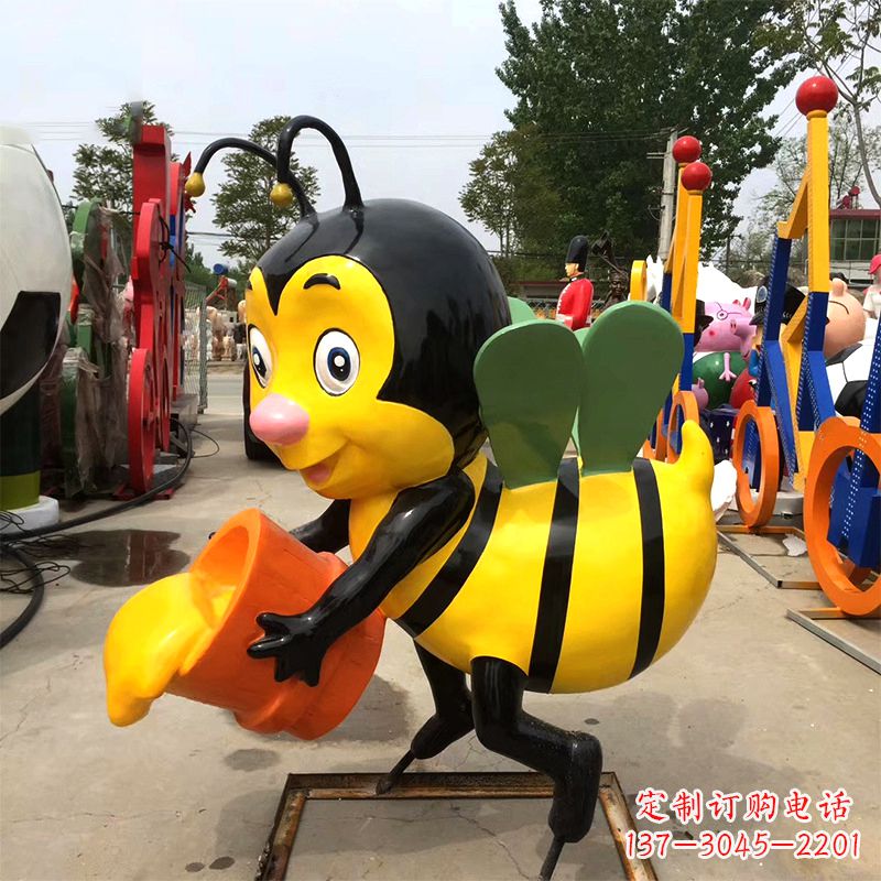 福建玻璃钢蜜蜂雕塑