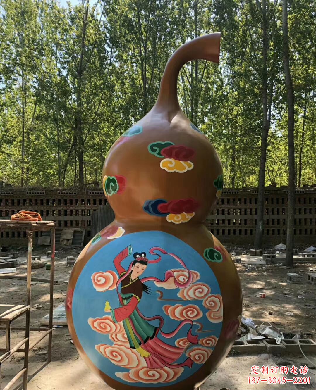 福建新颖玻璃钢葫芦雕塑