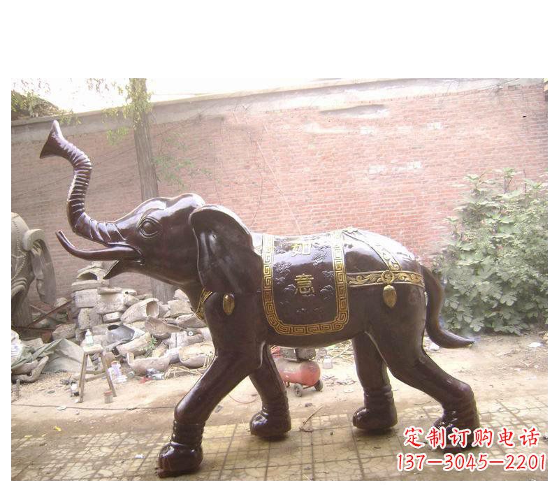 福建玻璃钢大象雕塑