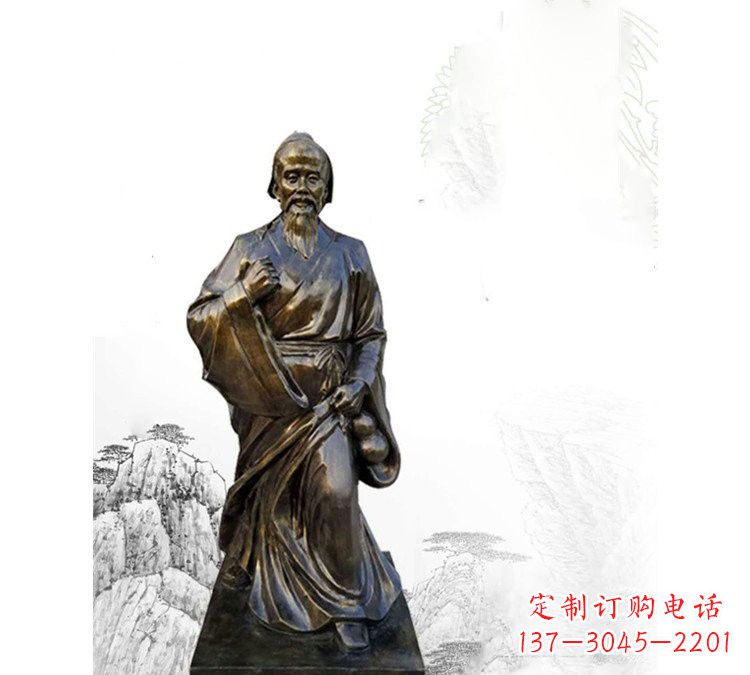 福建玻璃钢仿铜华佗