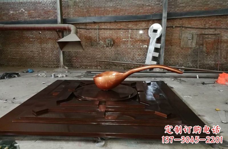福建玻璃钢仿铜司南案例