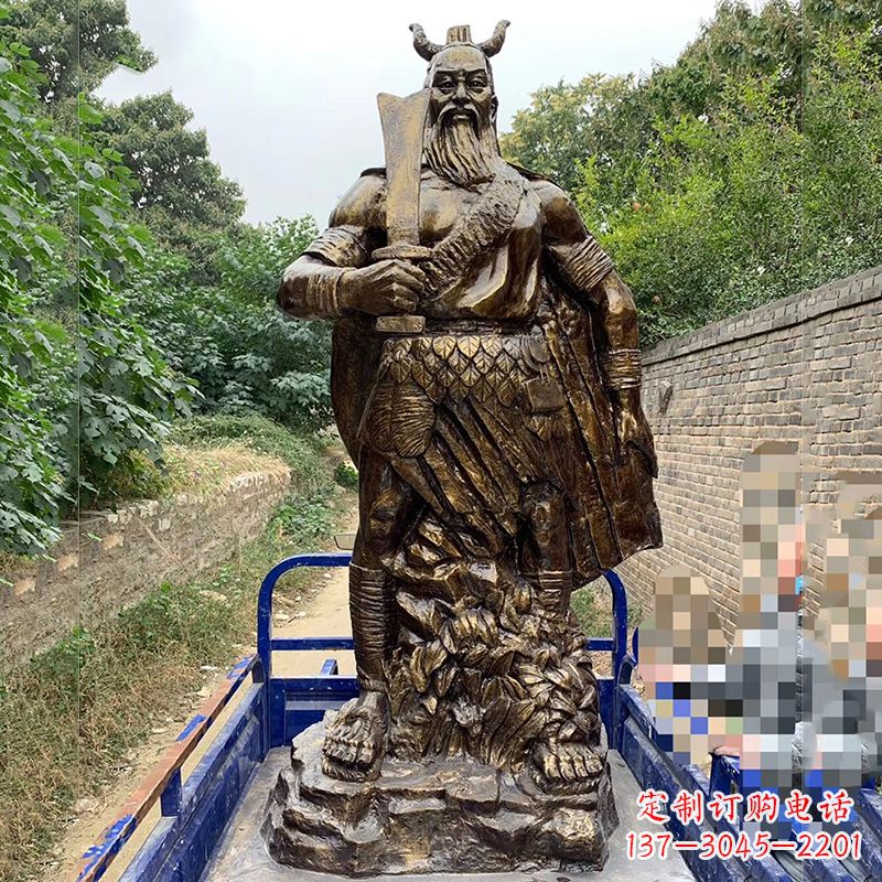 福建炎帝神农氏玻璃钢雕塑一种新的艺术形式