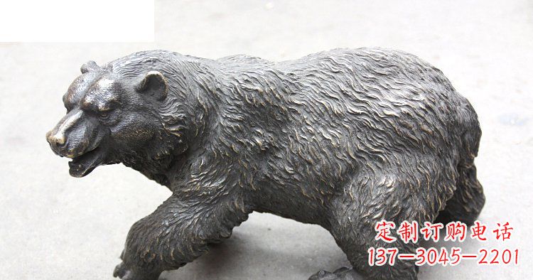 福建玻璃钢仿真北极熊公园动物雕塑
