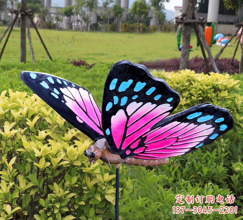 福建玻璃钢蝴蝶雕塑
