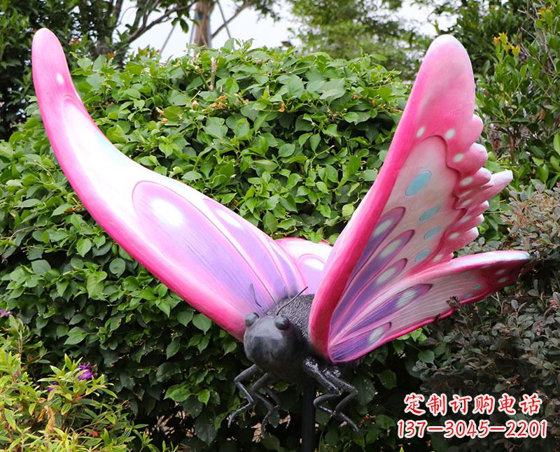 福建玻璃钢蝴蝶雕塑艺术之美
