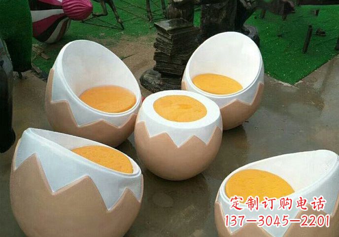 福建玻璃钢鸡蛋雕塑——精致的艺术精品