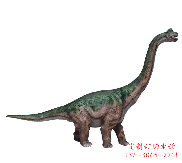 福建玻璃钢仿真恐龙腕龙雕塑