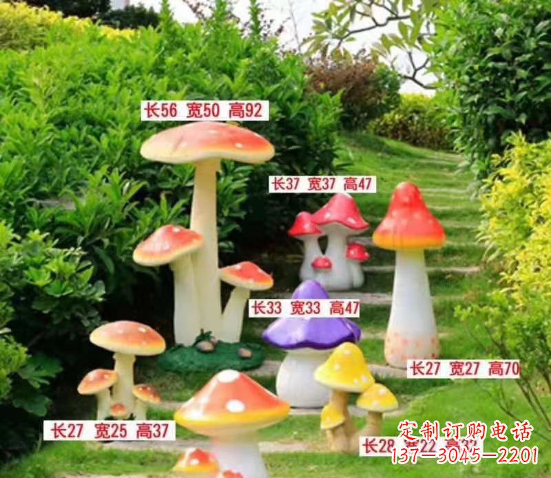 福建玻璃钢蘑菇雕塑——描绘美丽景色