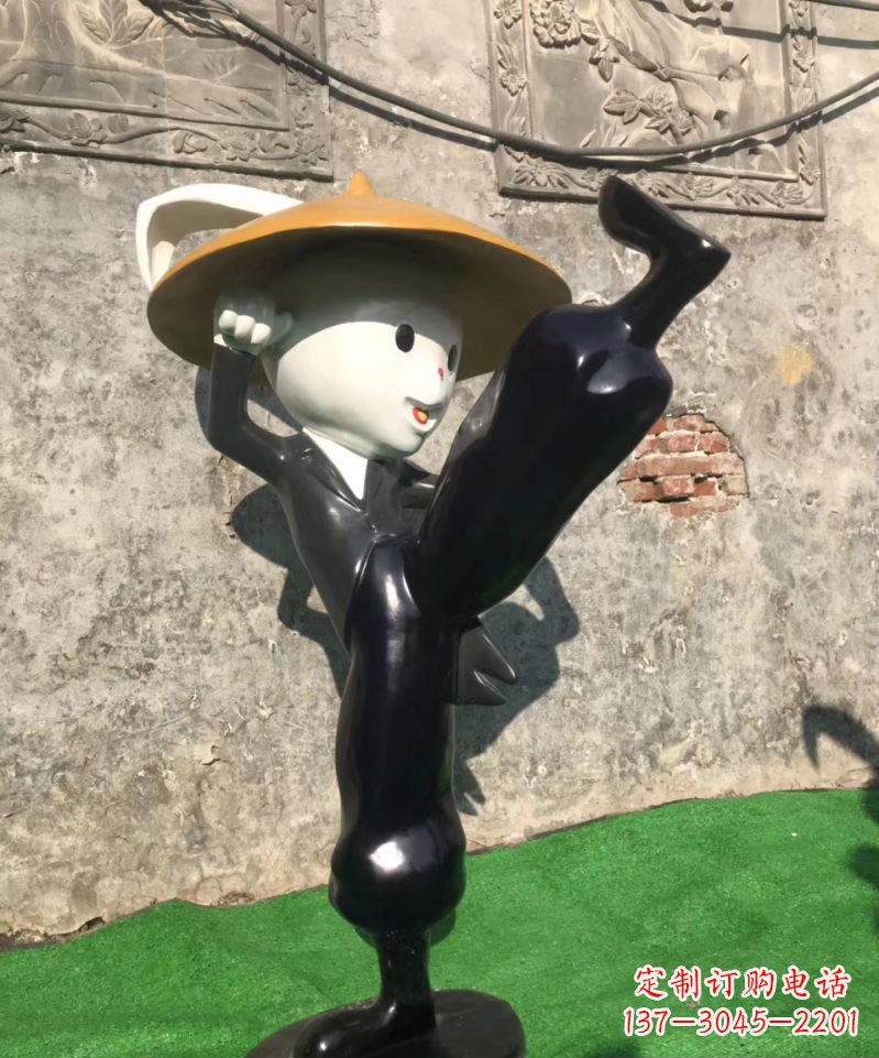 福建玻璃钢兔子雕塑精美绝伦