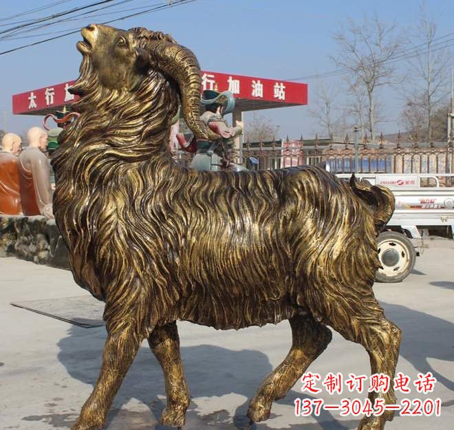 福建玻璃钢山羊雕塑——让艺术之美绽放