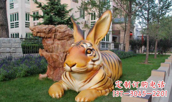 福建玻璃钢兔子雕塑精致、经典、永恒