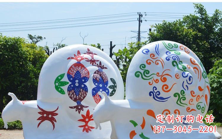 福建玻璃钢蜗牛一种精美的雕塑