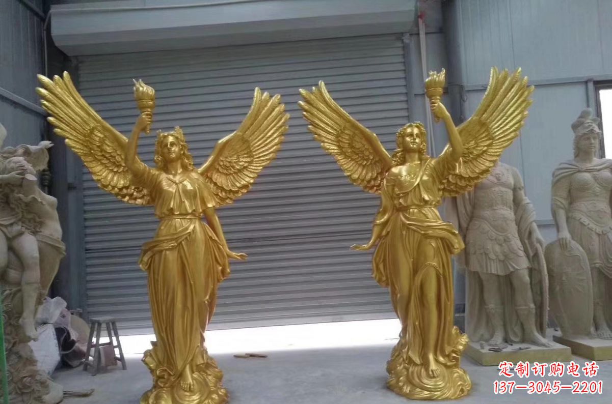 福建玻璃钢天使西方人物雕塑之美