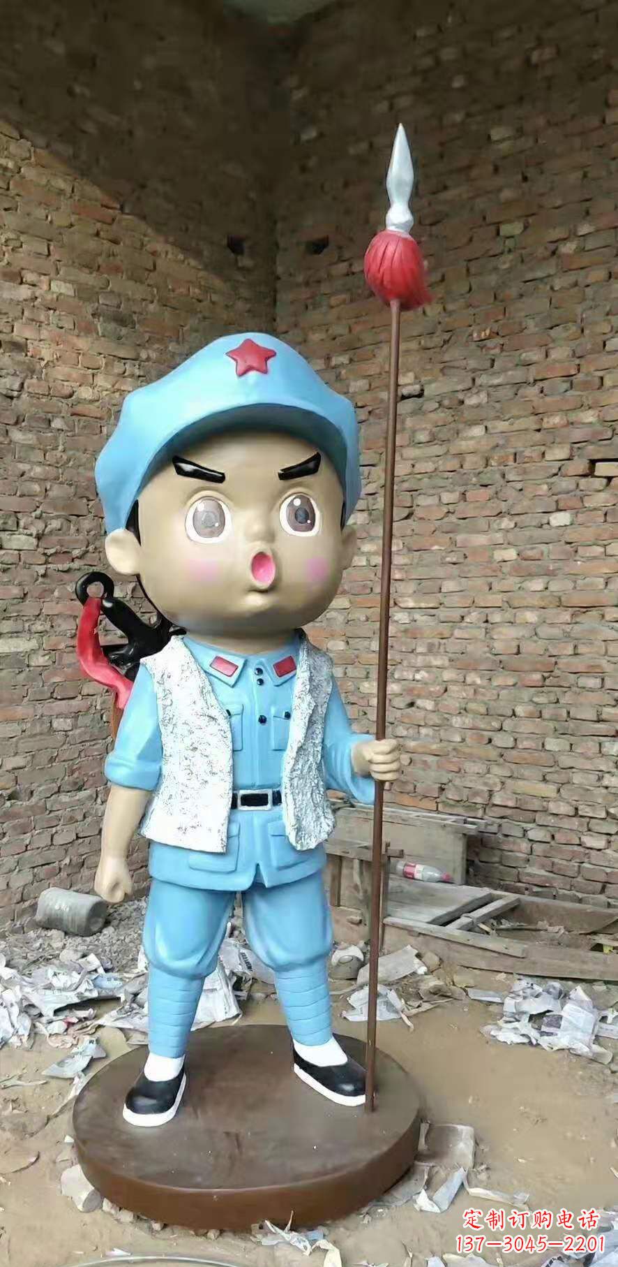 福建红军雕塑弘扬伟大革命精神