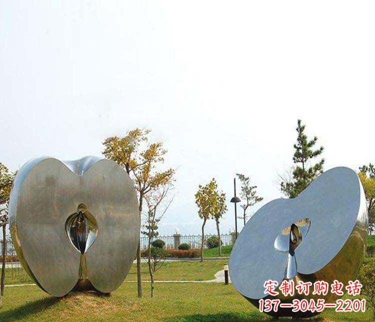 福建不锈钢雕刻的苹果