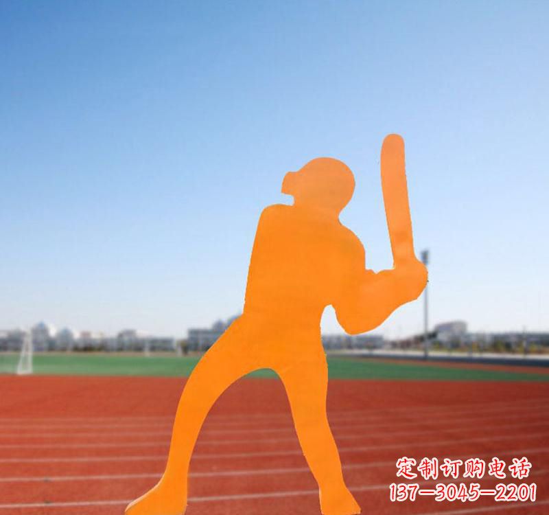 福建棒球运动人物雕塑传承棒球精神