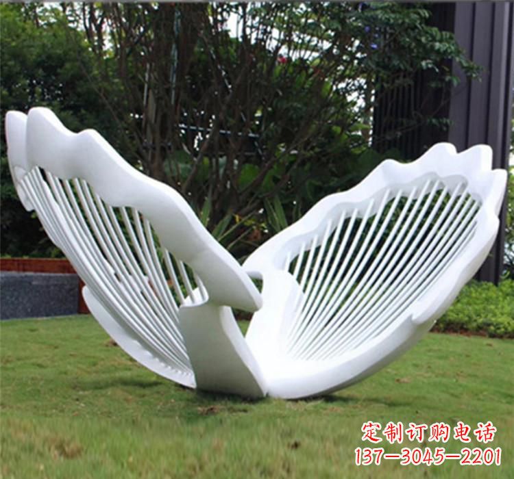 福建不锈钢贝壳雕塑艺术精品
