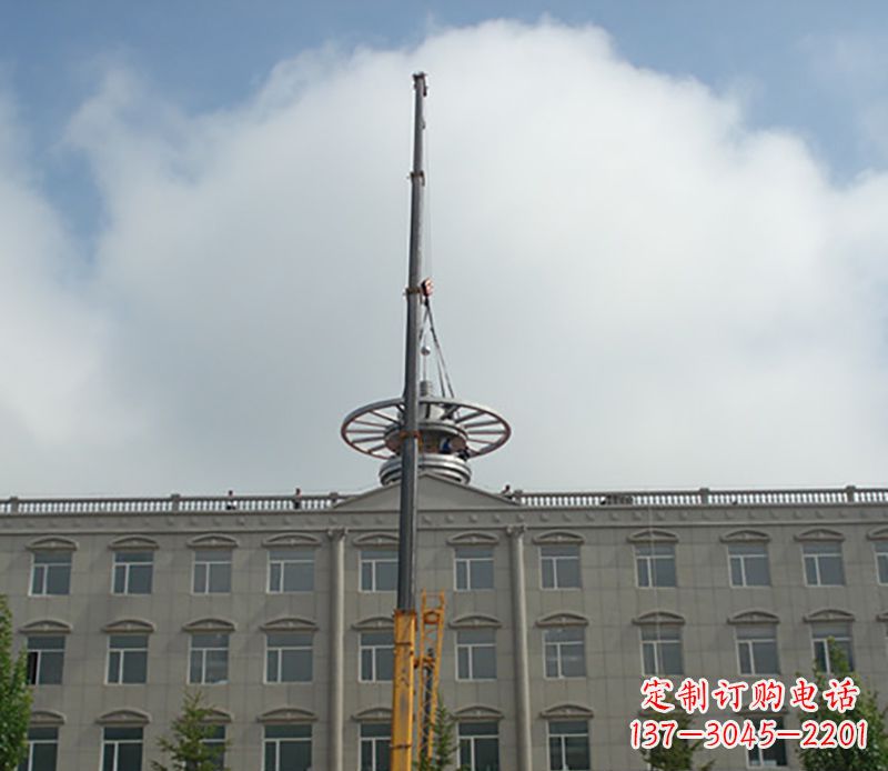 福建不锈钢避雷针雕塑——安全保护灵感之源